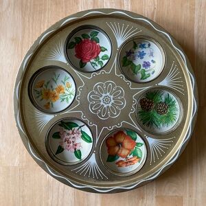 Vintage metal drink tray